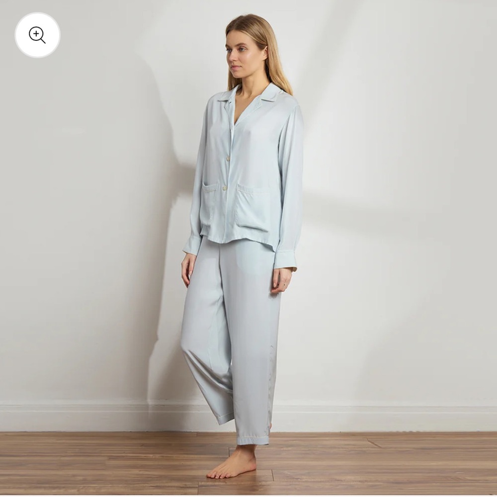 The Sleep Code silk pj set - Picture 3 of 4
